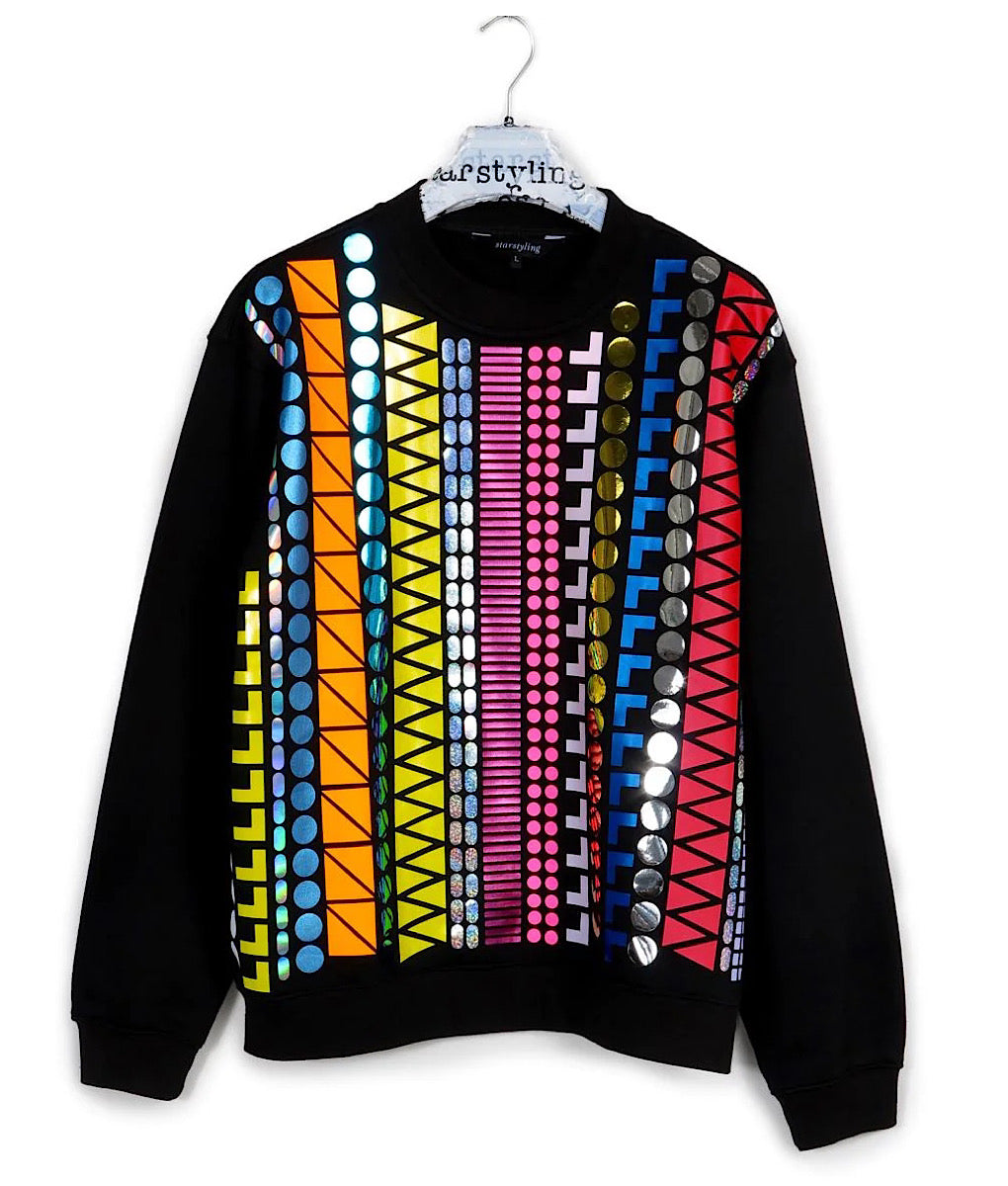 Starstyling Pattern Lines Sweater 01