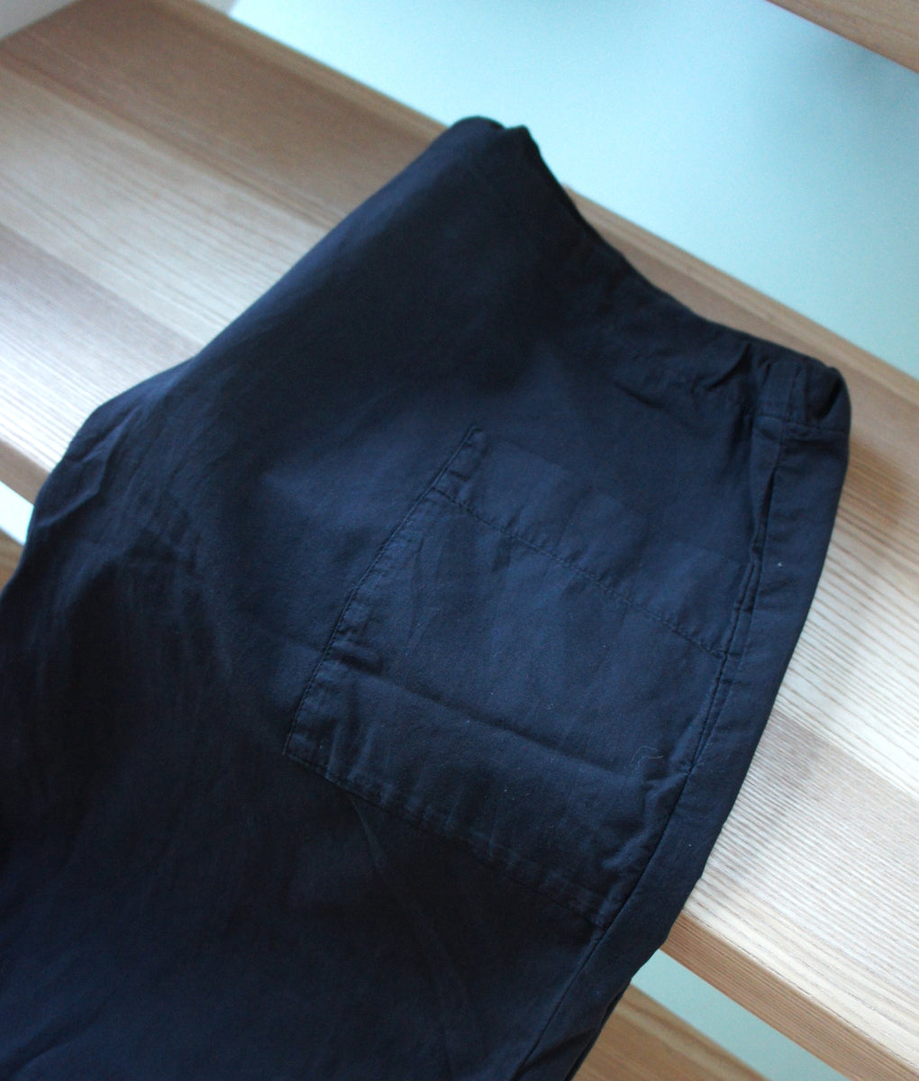 Wide Leg Trousers-Black-01