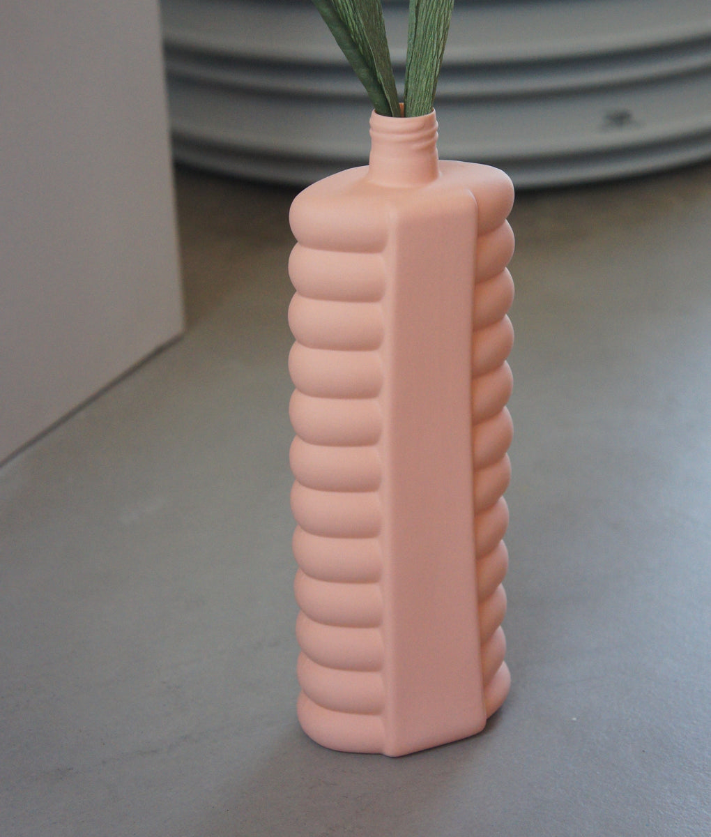 Porcelain Bottle Vase #10, Orange