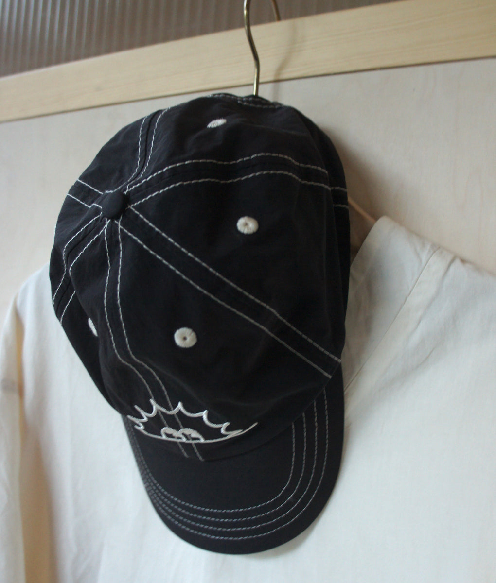 Sunny Cap, Black & Ecru