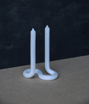 Twist Candle, White
