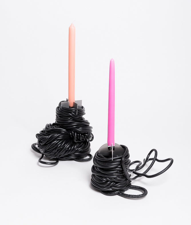Spaghetti Candle Holder
