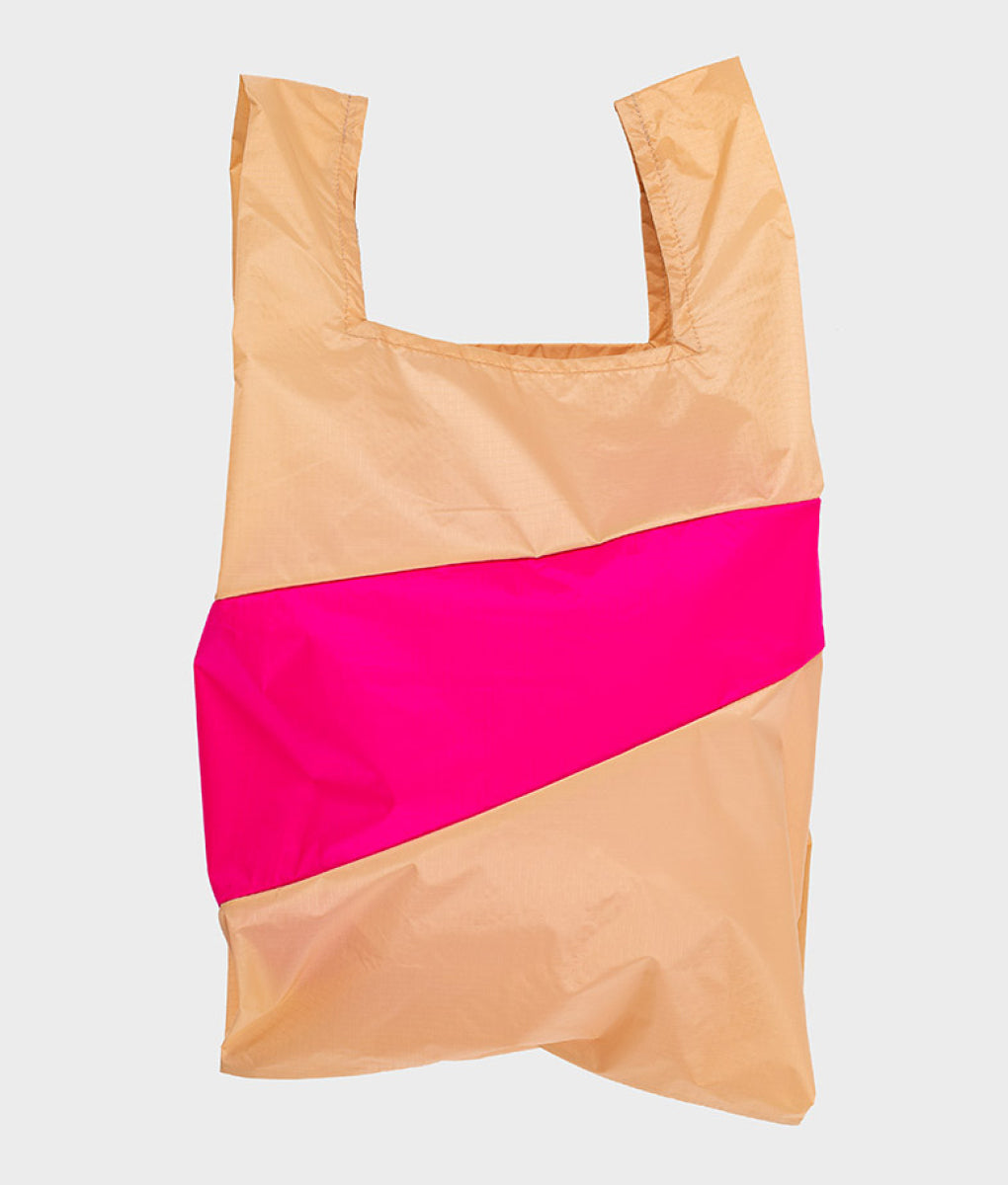 The New Shopping Bag Large, Peach & Pretty Pink