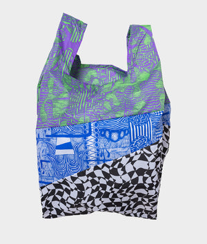 The New Shopping Bag Large- Kiki Bouba & Blue 01